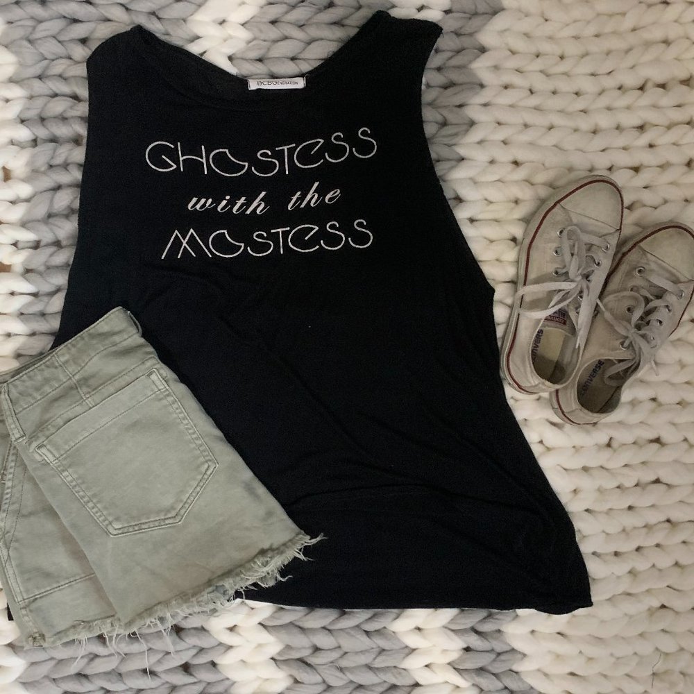 BCBGeneration Graphic Tank Top